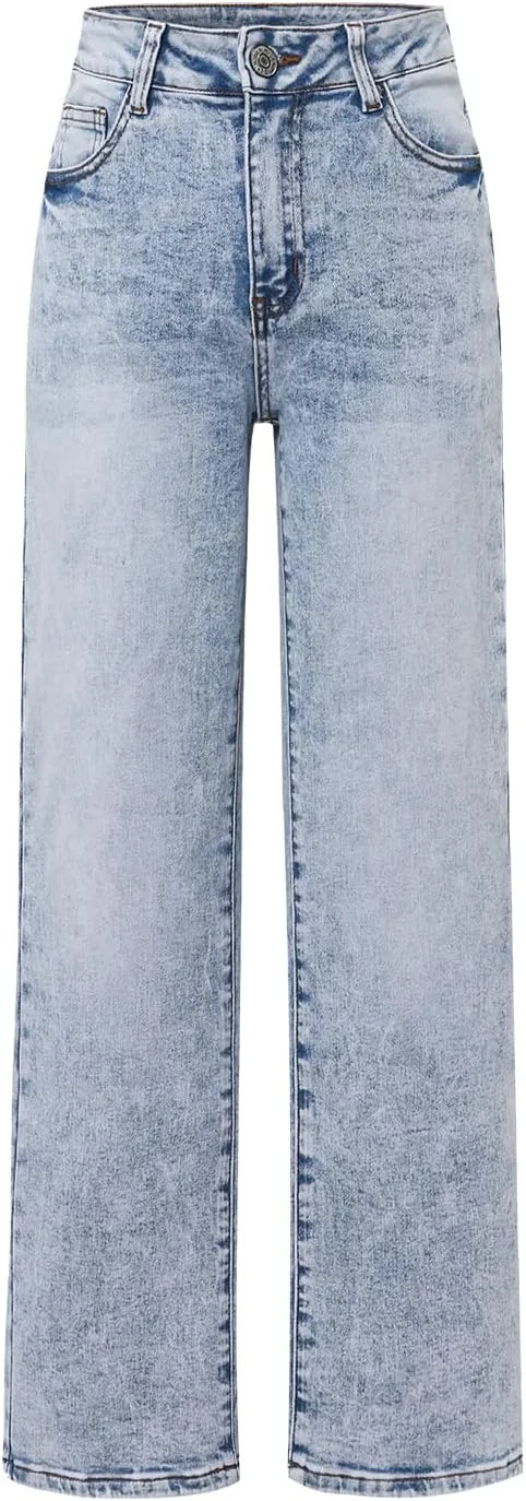 

Женские джинсы с высокой талией и расклешенным низом