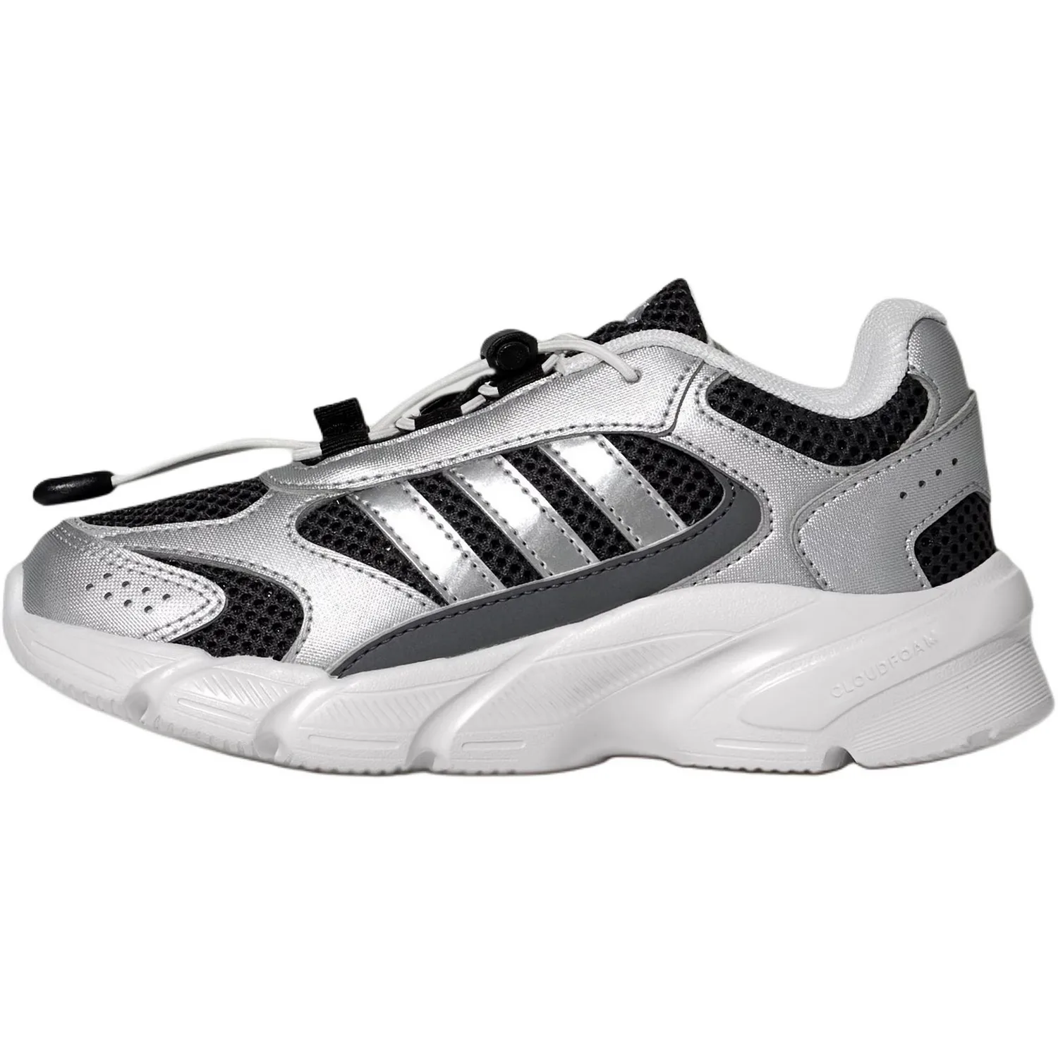 Adidas CRAZYCHAOS 2000 Fabric низкие детские повседневные кроссовки silver black