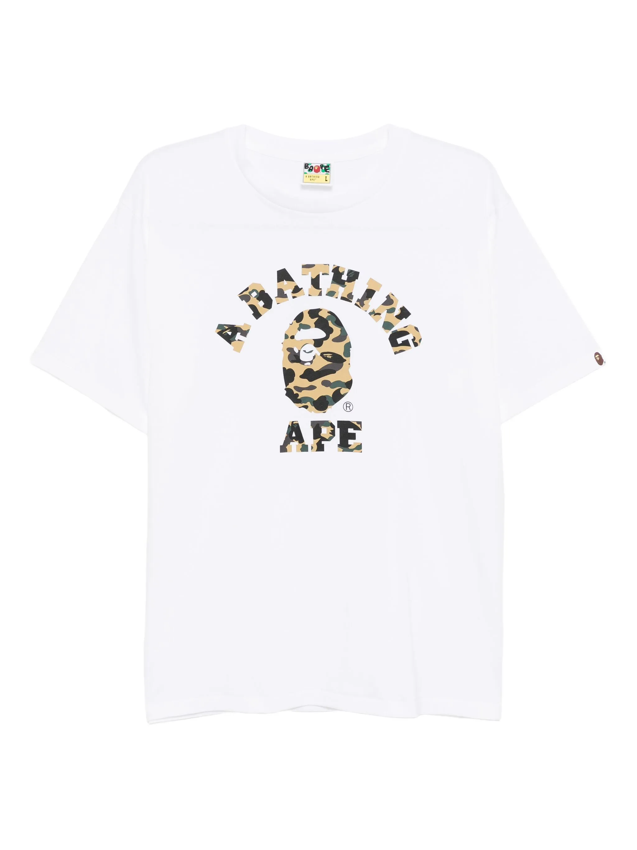 

Футболка 1st Camo College A Bathing Ape, белый