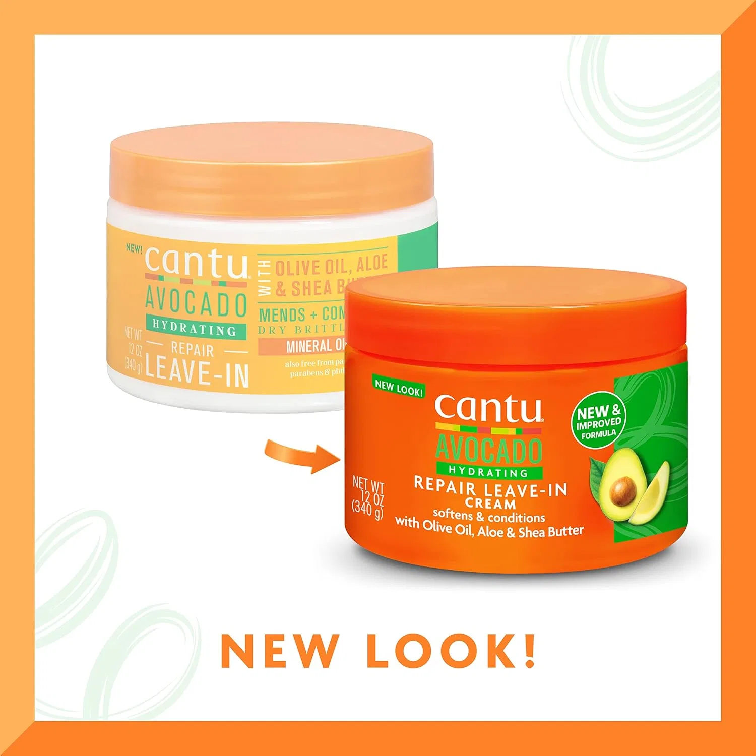 Несмываемый крем для волос Cantu Avocado Care Cream 340 г Cantu — фото 2