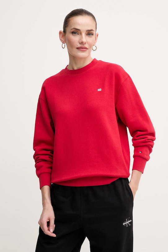 

Хлопковые спортивные брюки Tommy Jeans, черный