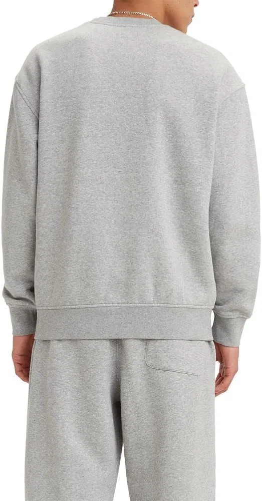 Сезонная мужская толстовка Levi's, (New) Medium Vintage Grey (Brushed Fleece) — фото 2