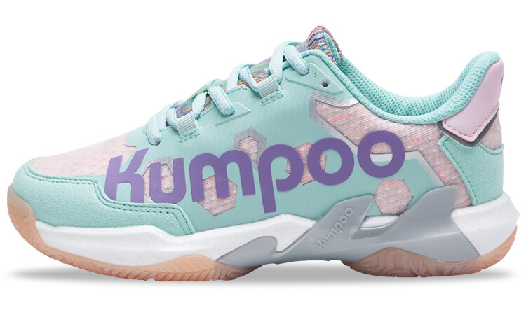 

Кроссовки KUMPOO Yufeng Badminton Shoes Unisex Low-top Green-white-pink, светло-зеленый