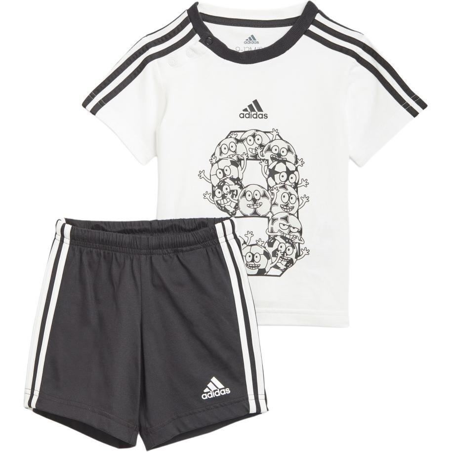 

Комбинезоны/ползунки TD Adidas, белый/розово-красный/розово-красный/белый