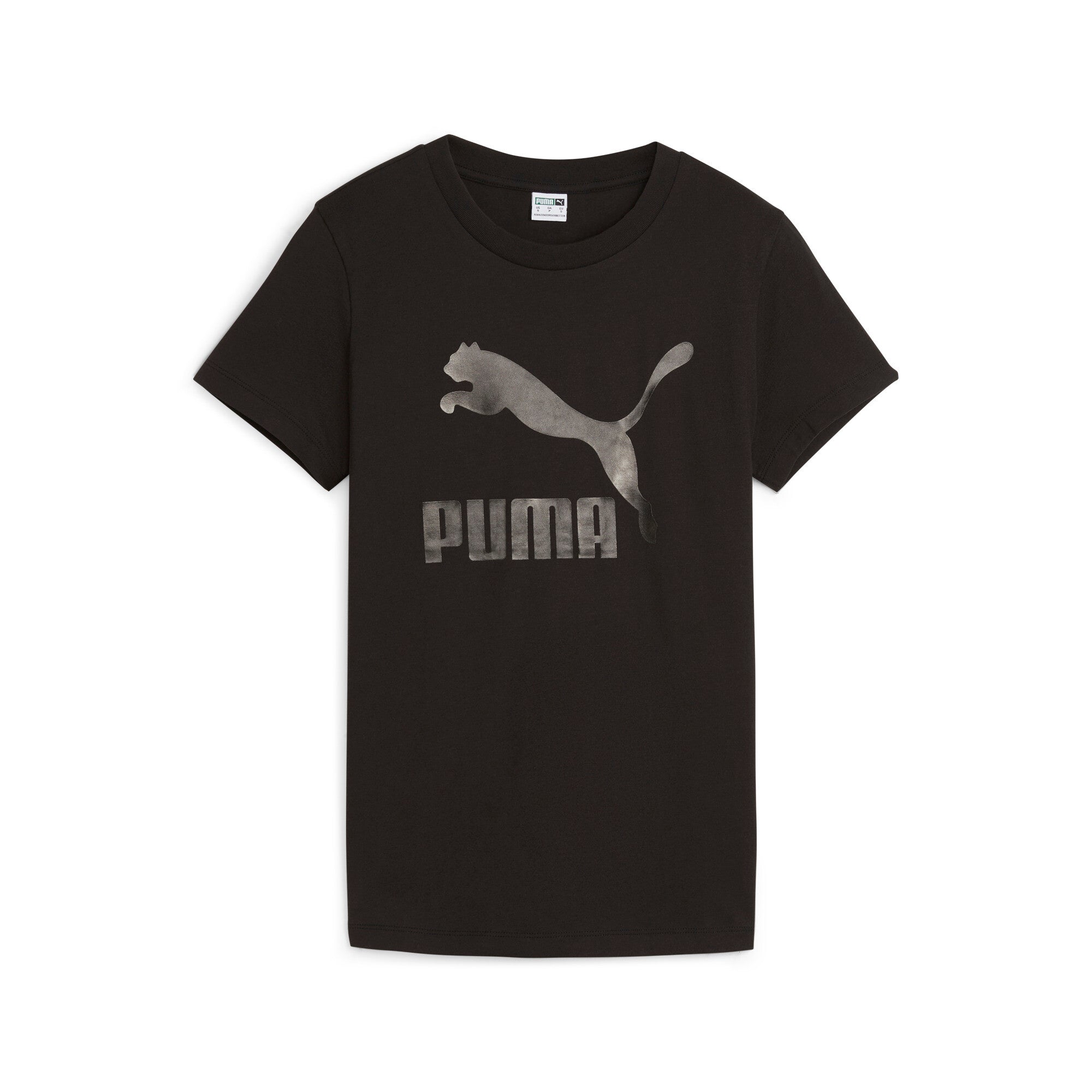 

Футболка с блестящим логотипом PUMA Women's CLASSICS, черный