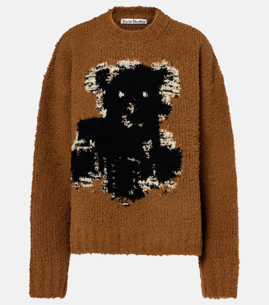 

Шерстяной свитер с добавками Acne Studios, Khaki Beige