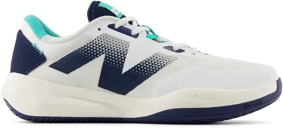 Мужские теннисные кроссовки New Balance FuelCell 796 V4, белый/синий — фото 4