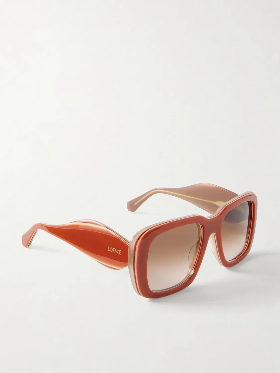 Солнцезащитные очки + Paula's Ibiza с квадратной оправой из ацетата LOEWE EYEWEAR, коричневый — фото 3