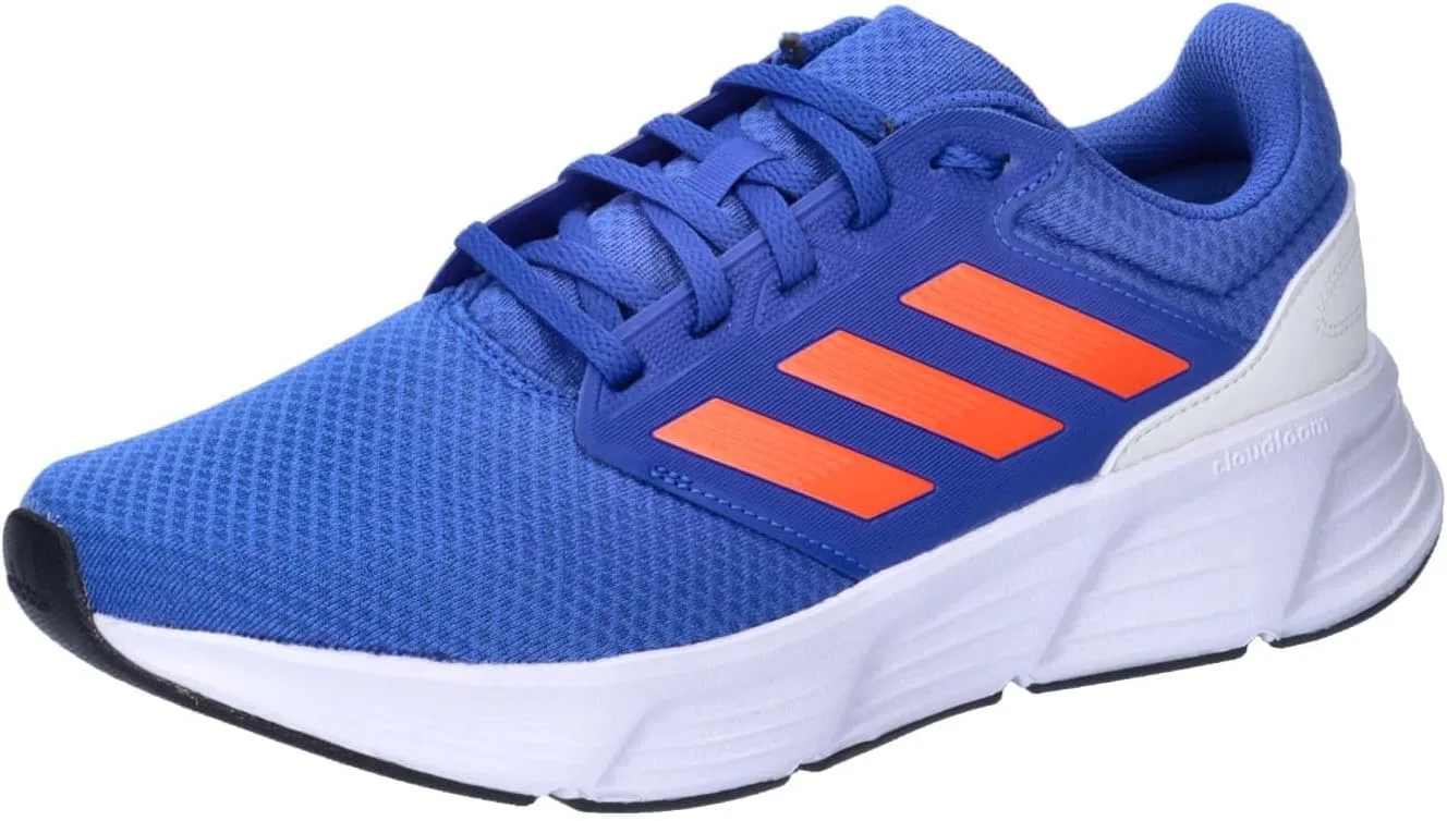 Мужские беговые кроссовки Adidas Galaxy 6, Royal Blue Solar Red Off White
