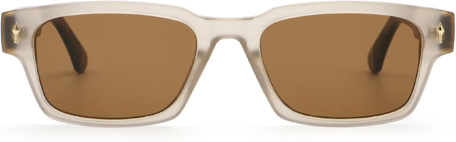 

Солнцезащитные очки Rivet Arrow для женщин и мужчин, винтажные солнцезащитные очки в стиле панк, популярные для активного отдыха и вождения, роскошные VVTWSSW, Matte Tea Brown