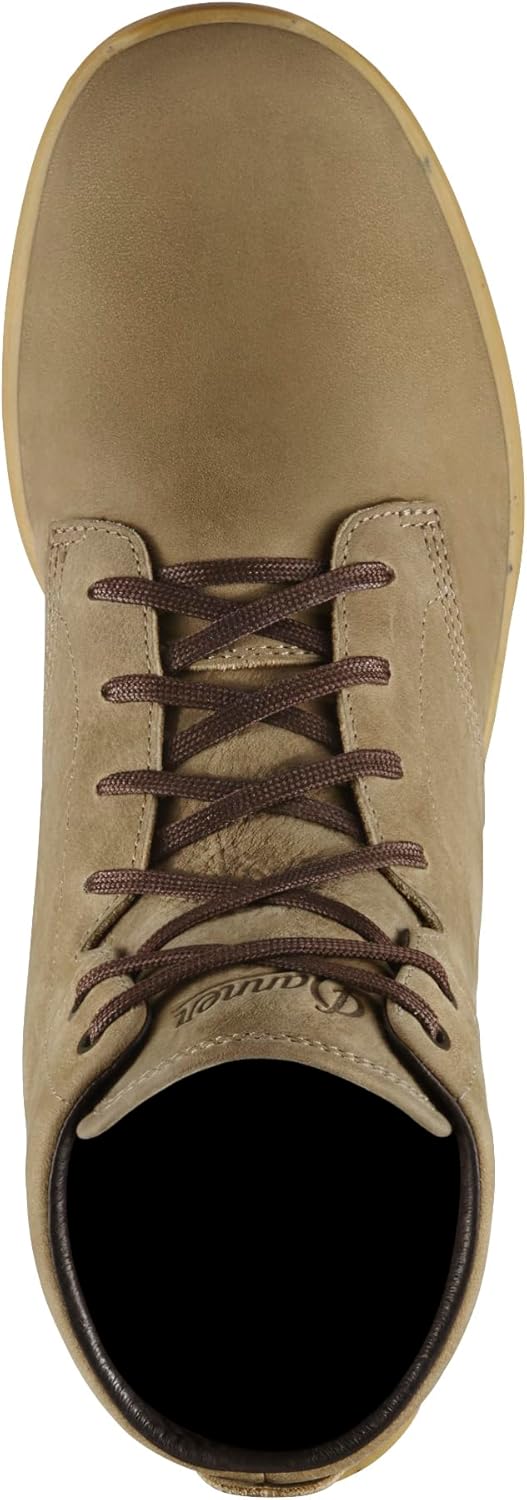 Мужские ботинки Danner Forest 5, верх из нубука, подкладка из кожи, воздухопроницаемые, подошва Nomad, складные, серый — фото 3