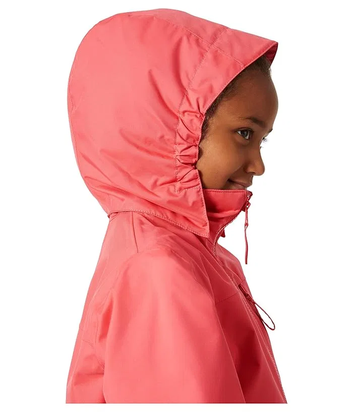 Куртка с капюшоном водонепроницаемая Crew Hooded Jacket Helly Hansen Kids, Meta Pink — фото 3