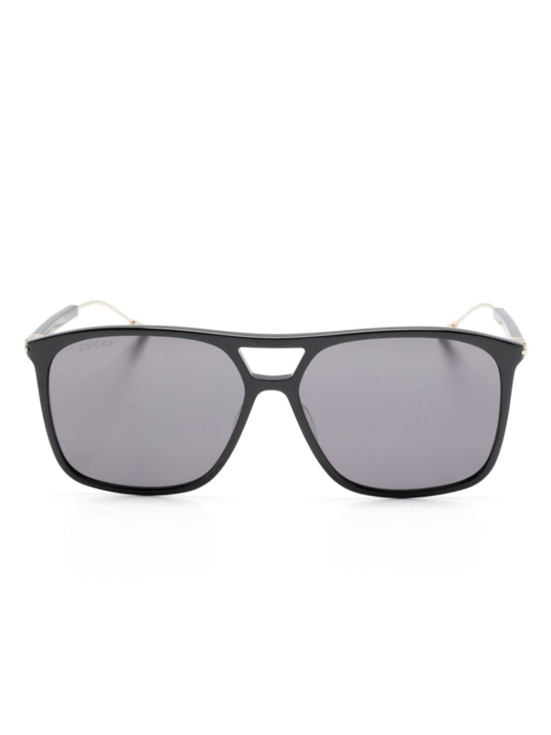 

Gucci Eyewear солнцезащитные очки в квадратной оправе, черный