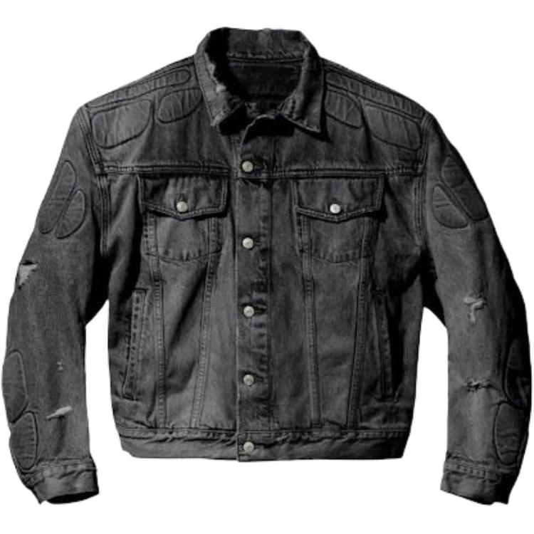 

YEEZY Утепленная джинсовая куртка, Gray