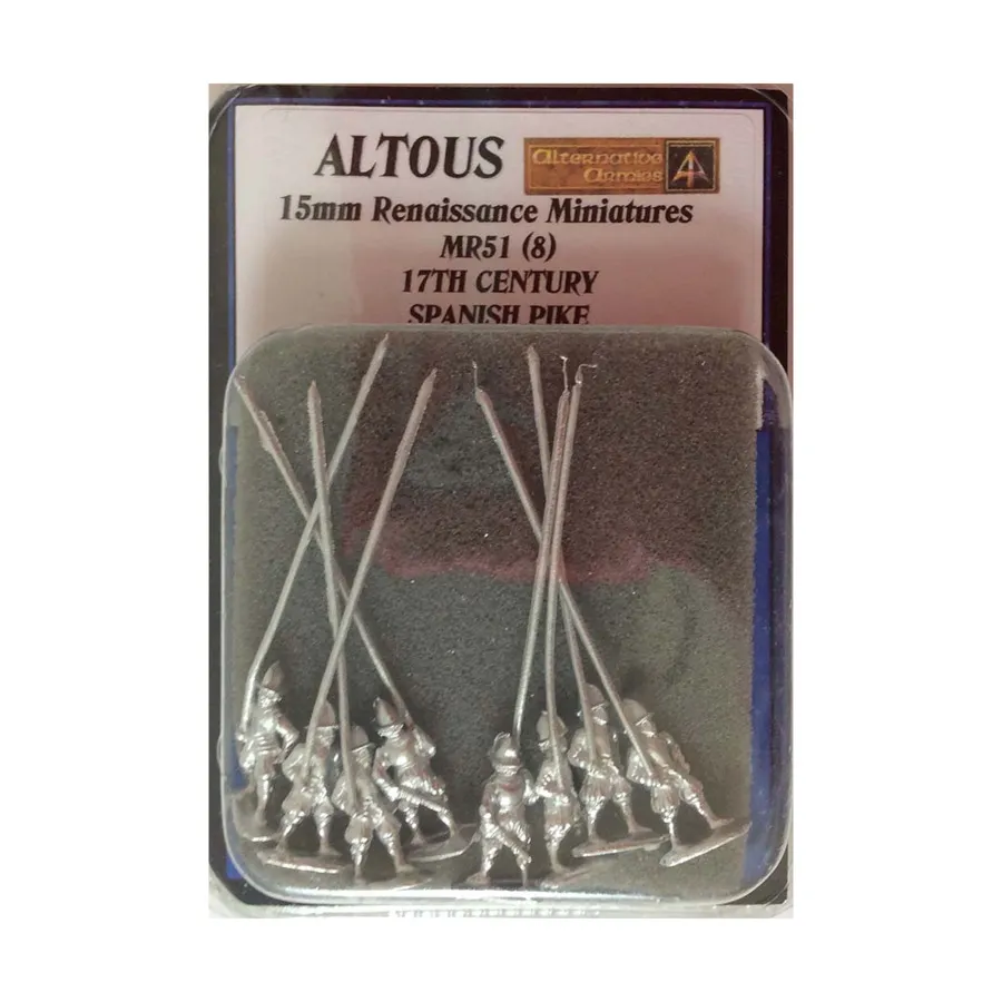 

Испанские пикинеры, Altuos Historical Miniatures - The 17th Century (15mm)