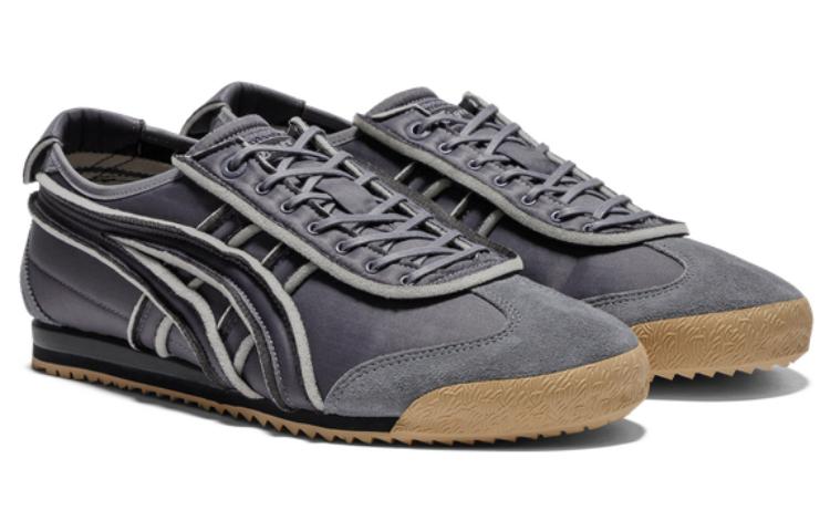 Onitsuka Tiger Мексико 66 серо-темно-синие, цвет Dark Blue — фото 3