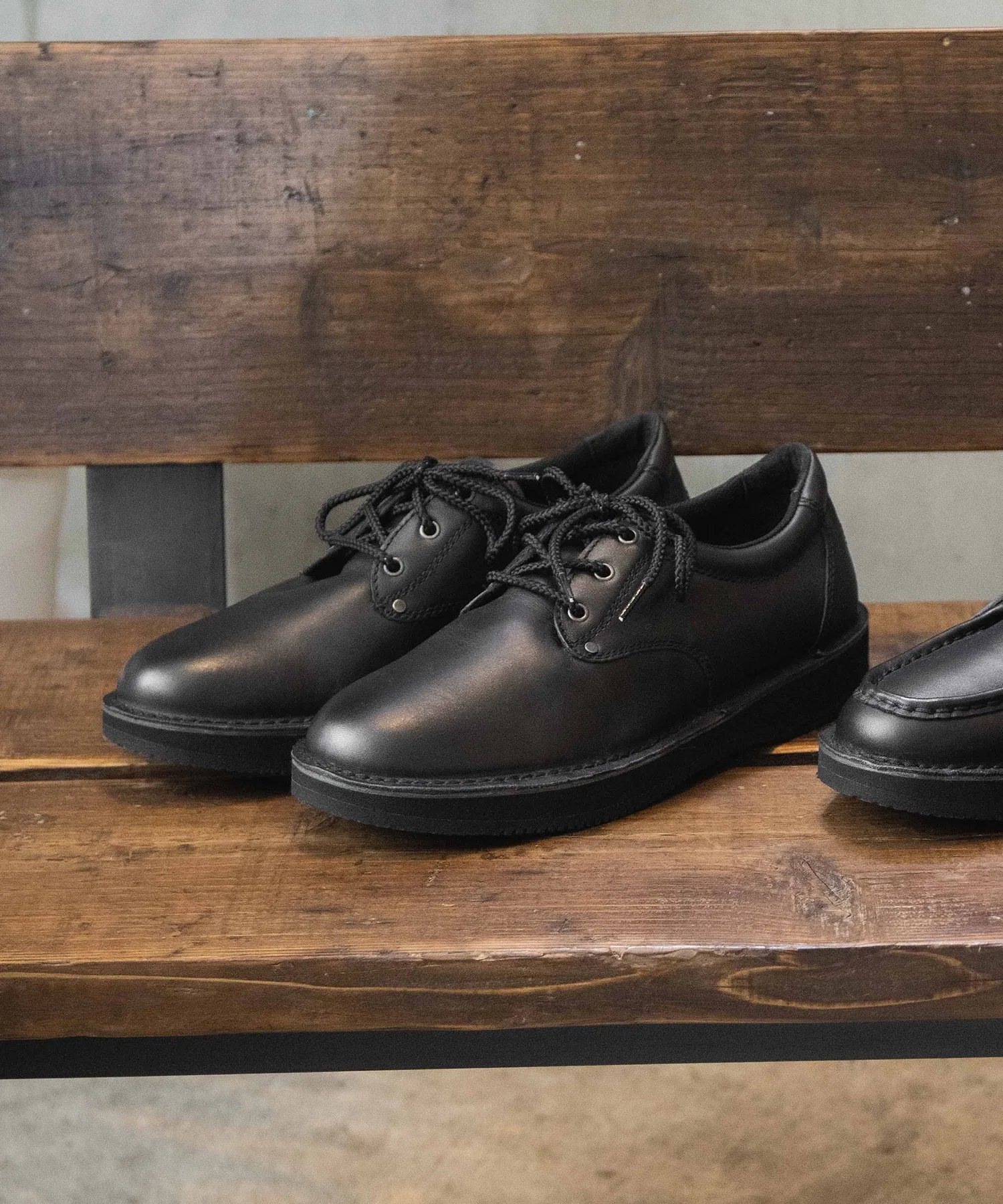 Мужские кожаные туфли ROCKPORT Plain Toe чёрные — фото 4
