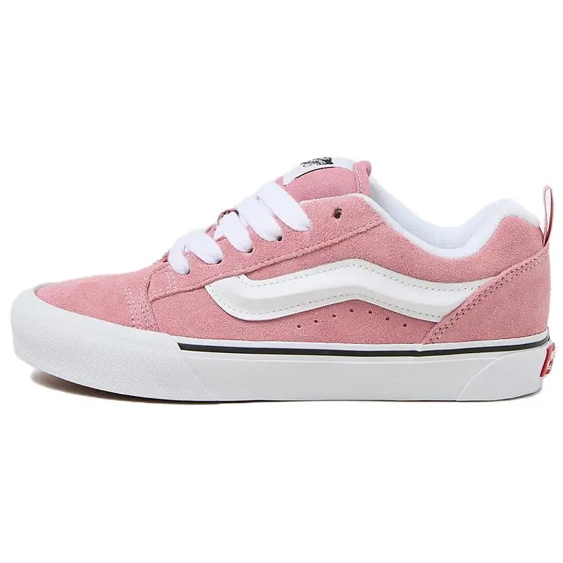 

Кроссовки Vans Knu Skool Skateboarding Shoes Unisex Low-top Pink, розовый