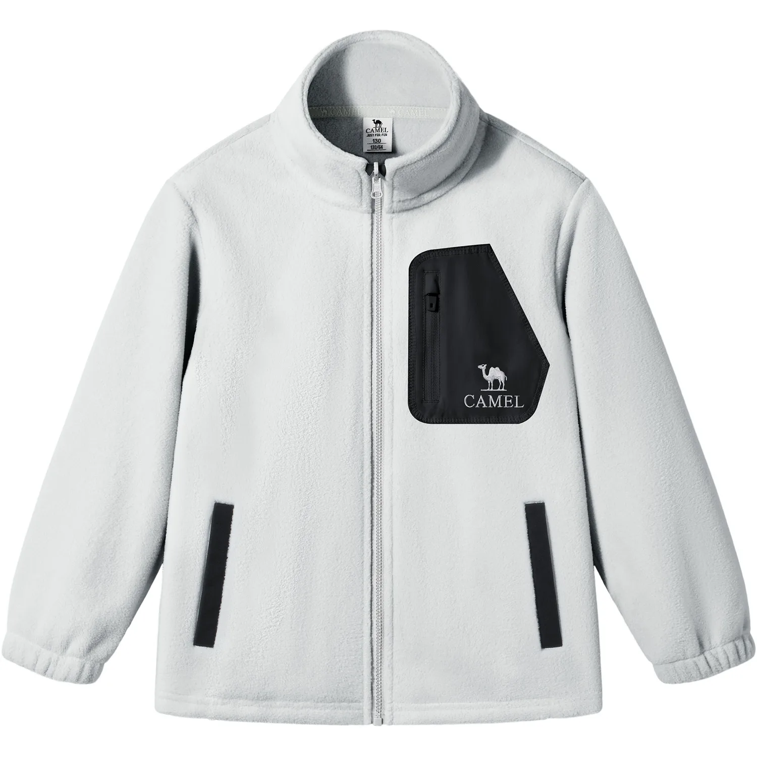 Детская ветровка с капюшоном CAMEL, Glacier Gray/Phantom Black — фото 4