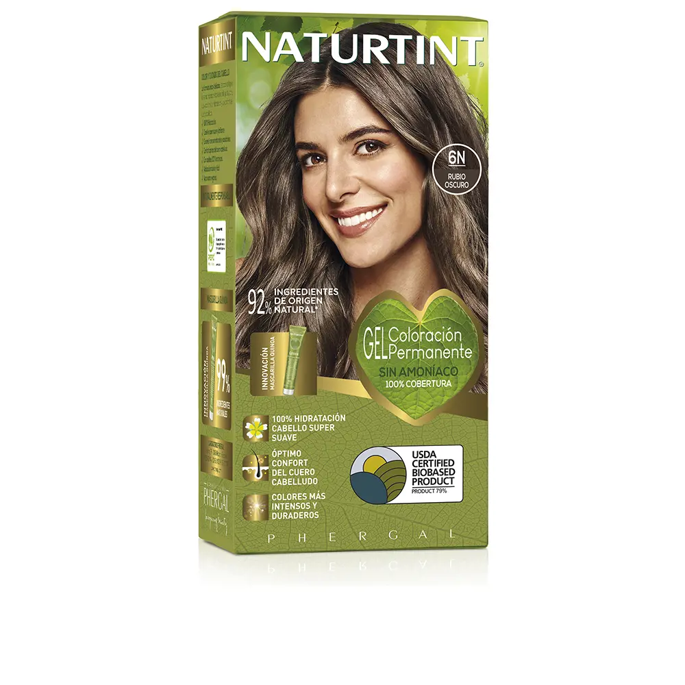 

Краска для волос Naturtint Naturtint, цвет 6N rubio oscuro, 170 мл.