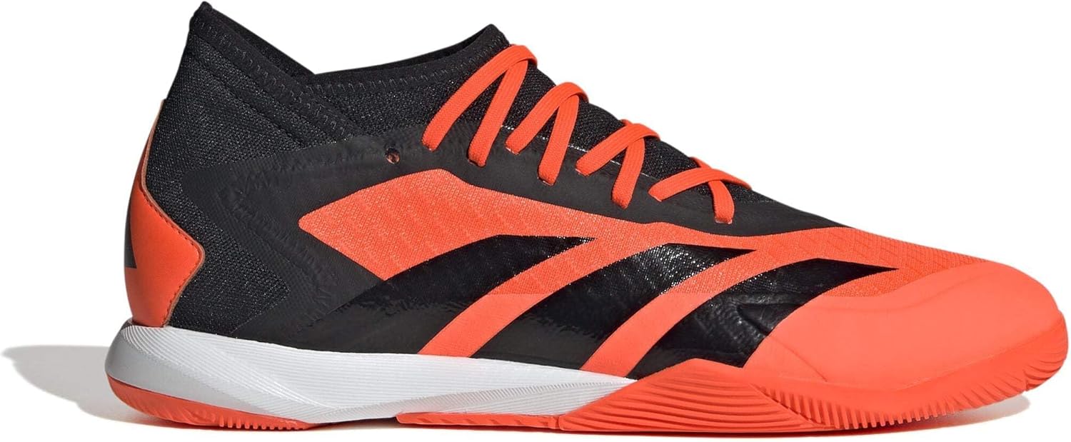 

Кроссовки Adidas Unisex Accuracy.3 без шнурков для твердого грунта, черный/оранжевый