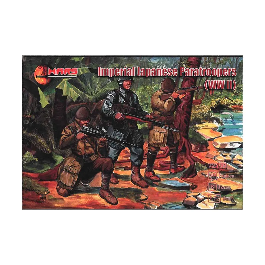

Императорские японские десантники, World War II Miniatures (1:72) (Mars Figures)