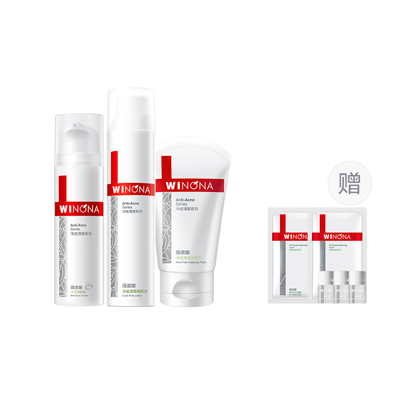 Наборы для ухода за кожей women's Winona, [6 Pcs Set]Acne-Fighting Toner & Serum Care Kit — фото 2