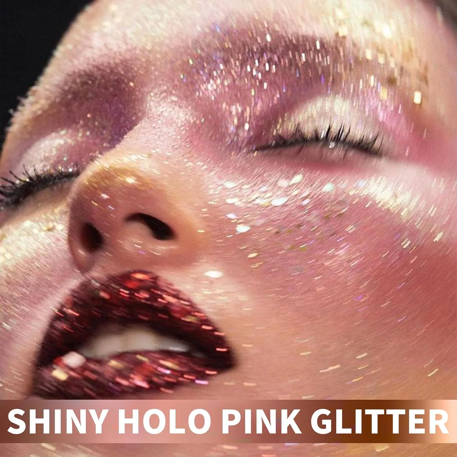 Набор глиттер-спреев для волос и тела Elitles Made, Holo Silver & Holo Pink — фото 3