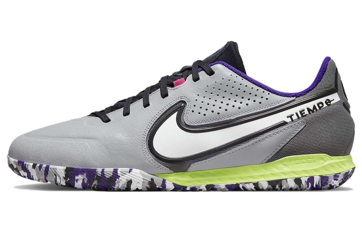 

Футбольные бутсы Tiempo Legend 9 унисекс с низким верхом серые/фиолетовые Nike
