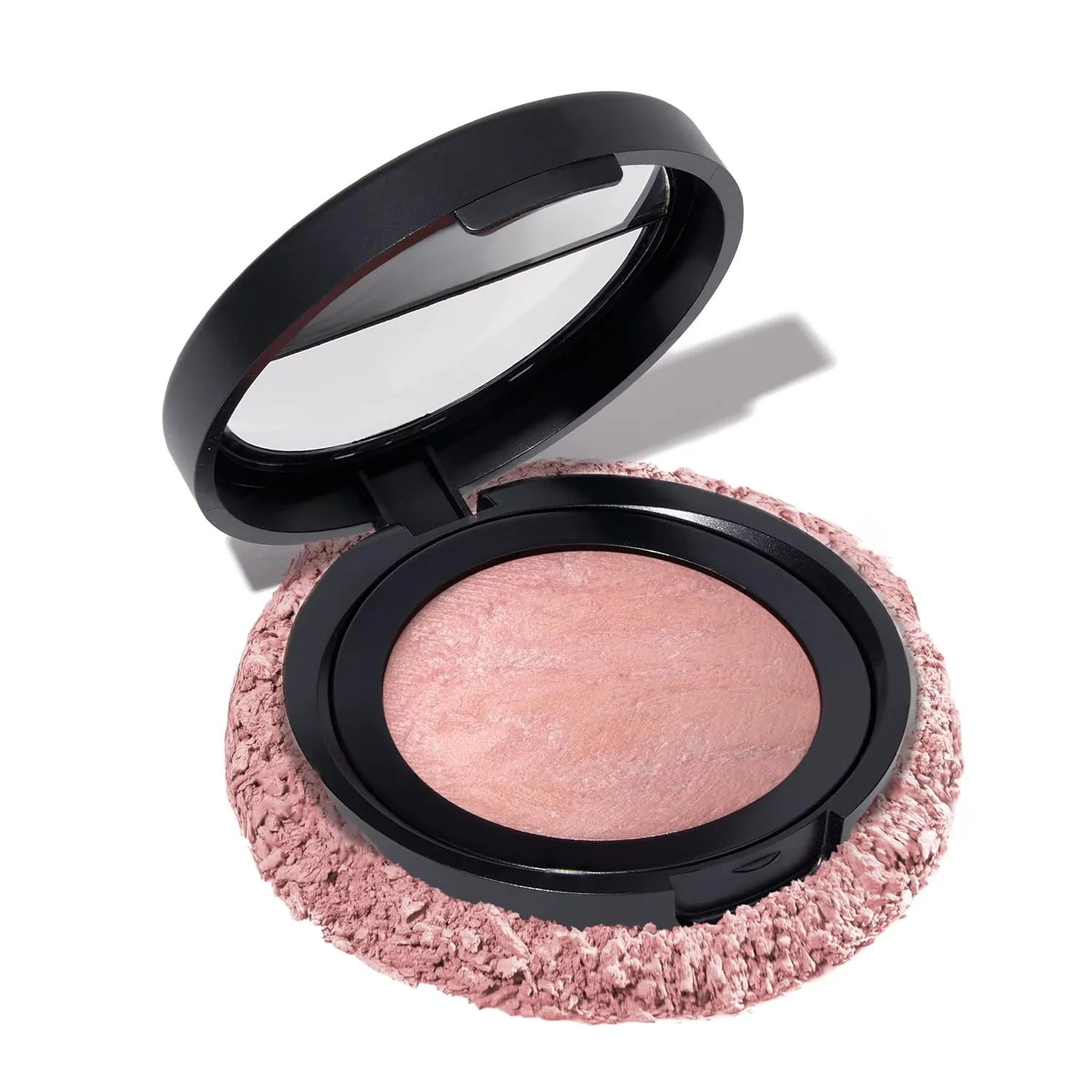 Запеченные румяна Blush-n-Brighten Marbleized Blush для щек от Laura Geller New York - Нежно-розовый цвет - Натуральное покрытие - Наслаиваемый оттенок, 03 Ethereal Rose