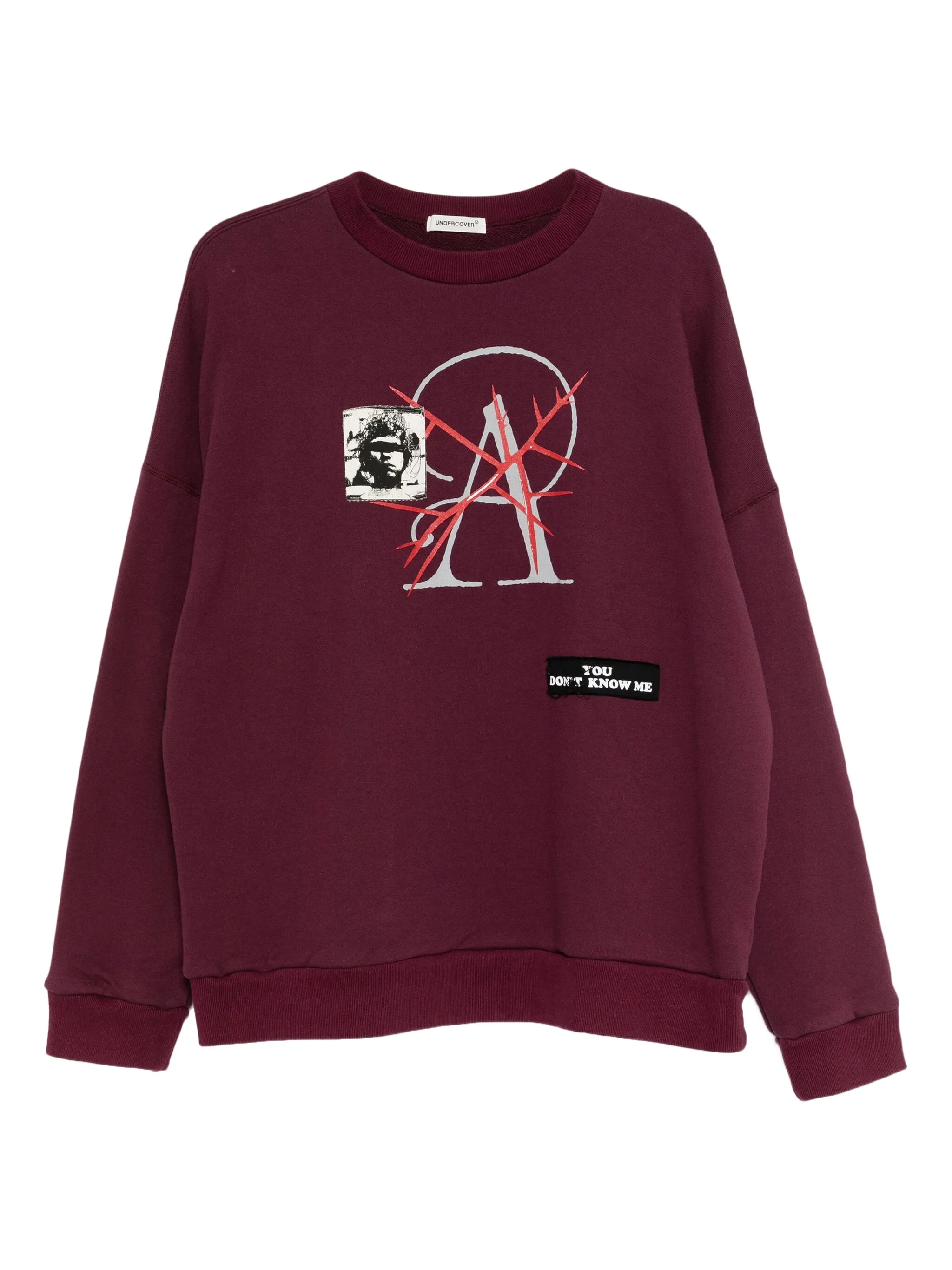 

Толстовка с графичным принтом Undercover, красный