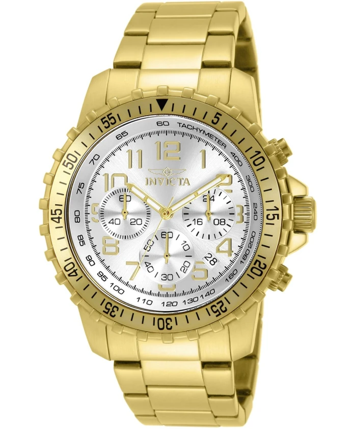

Мужские кварцевые часы – специальная коллекция Invicta Watches, желтый