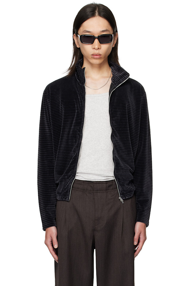 

Our Legacy Черная укороченная куртка на молнии