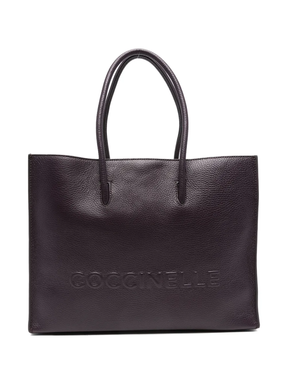 

Большая сумка-тоут Myrtha с тисненым логотипом Coccinelle, фиолетовый