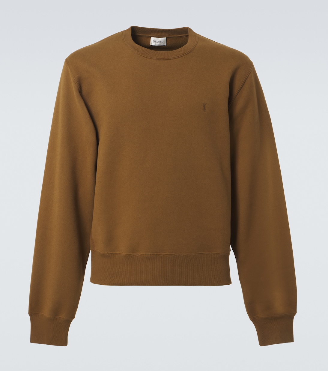 

Хлопковый флисовый свитшот Saint Laurent, Mordore