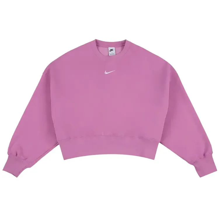 Толстовка Nike NSW Phoenix Fleece Oversized Crew-Neck 'Light Magenta/Sail', розовый