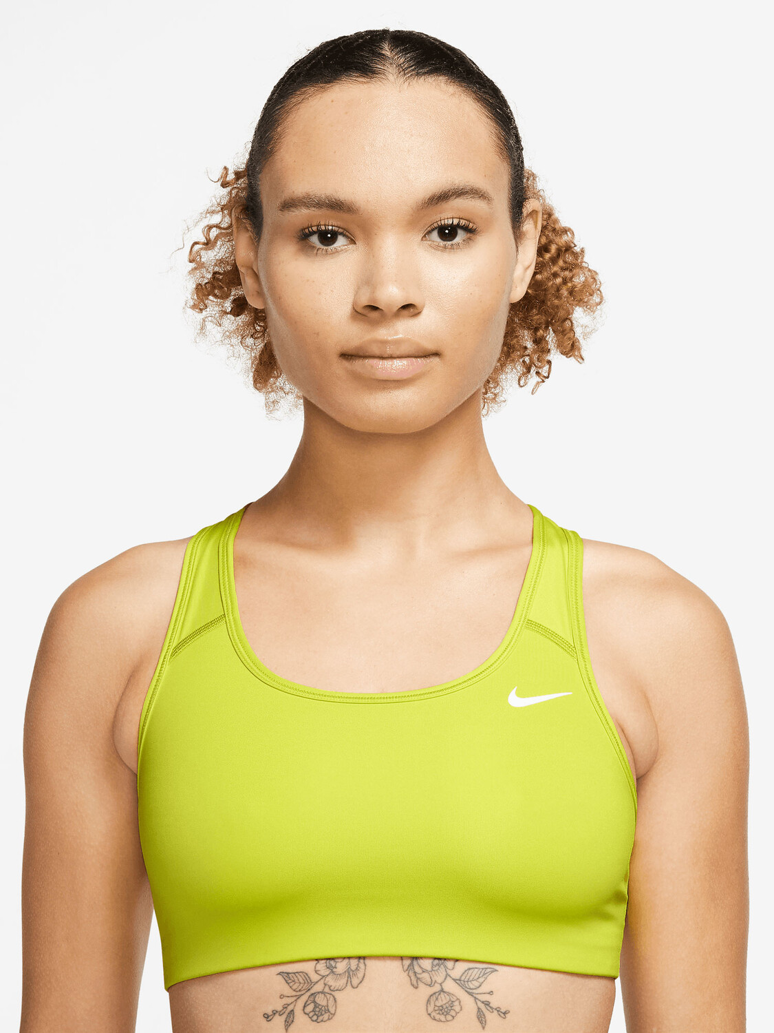 

Спортивный бюстгальтер Nike W DF SWSH NONPDED BRA, зеленый