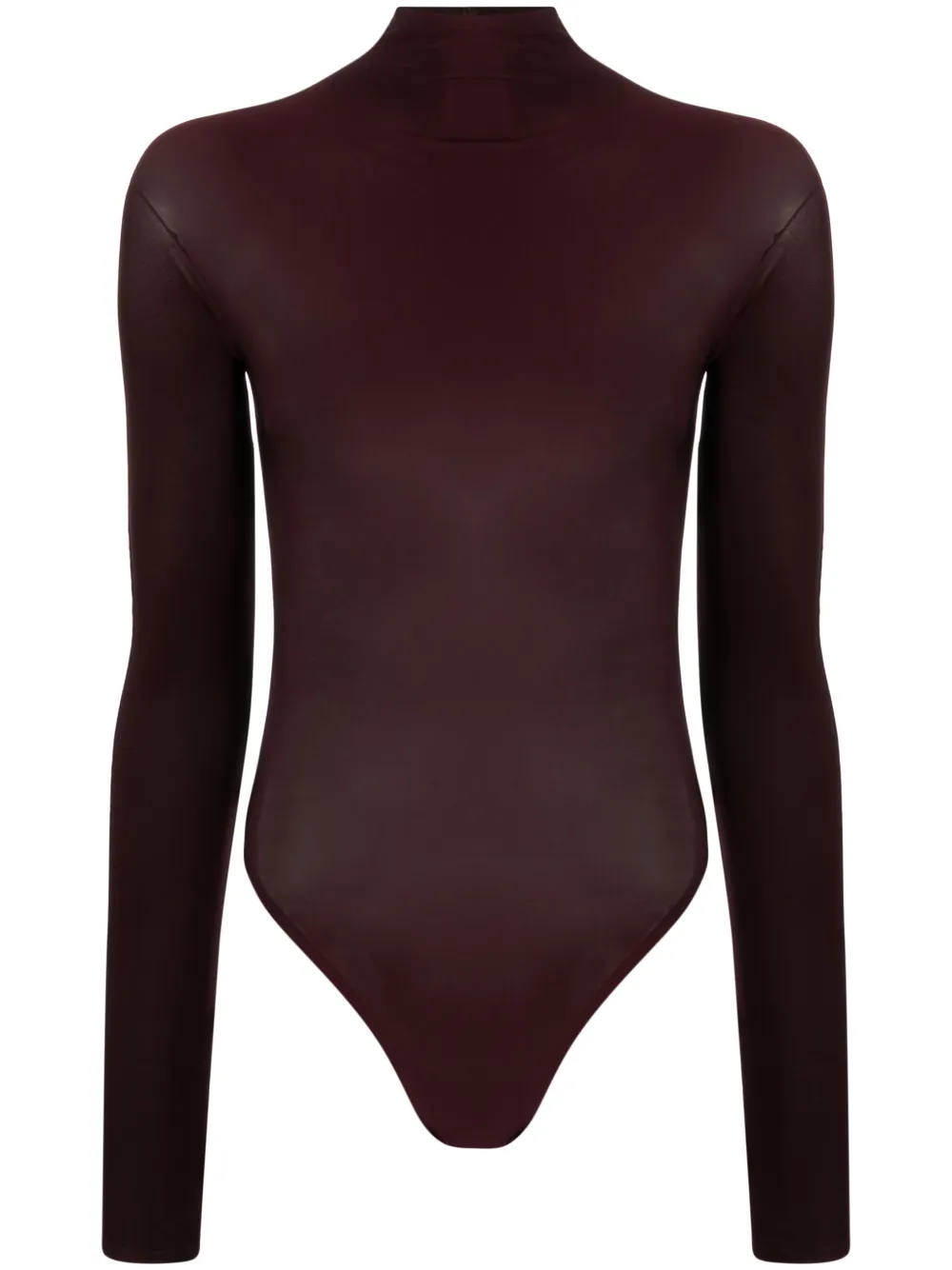 

Боди с длинными рукавами Alaïa, красный
