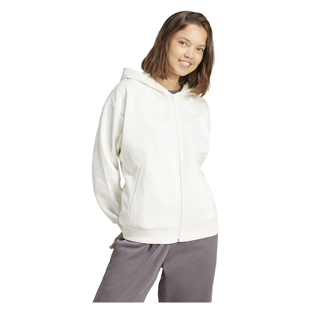 

Толстовка adidas All SZN Fleece full zip, белый