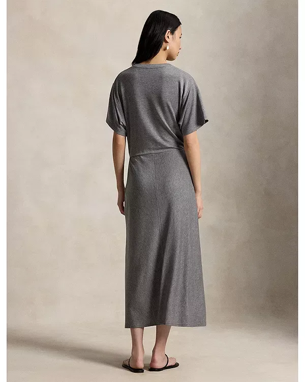Платье-Футболка с перекрученным узором Ralph Lauren, Grey — фото 3