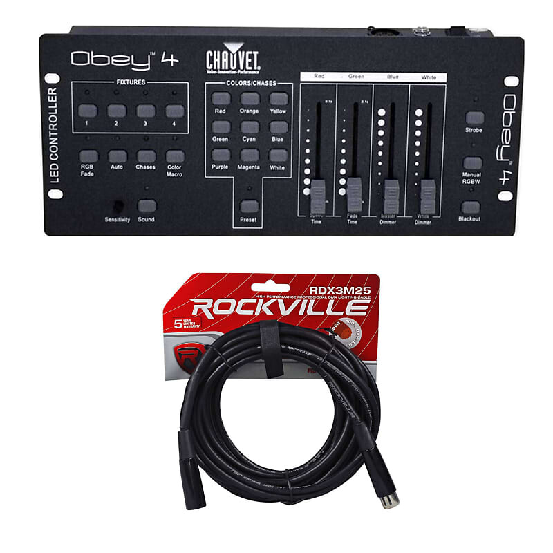 

Контроллер освещения Chauvet OBEY4+RDX3M25