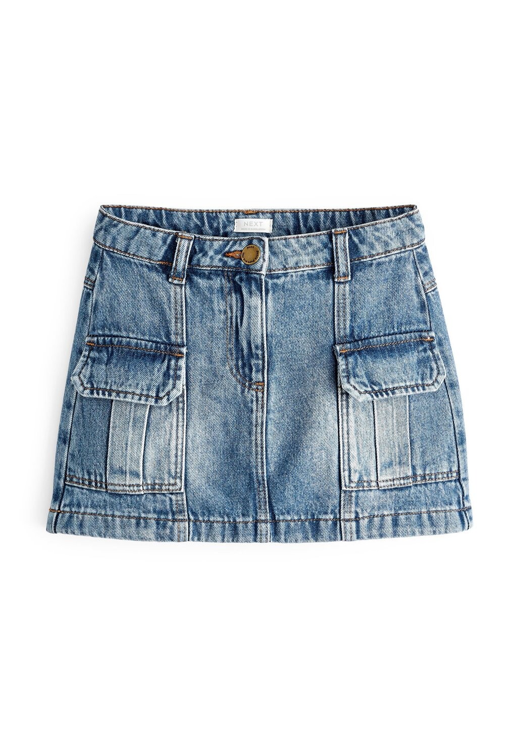 

Юбка-колокольчик Cargo Skirt Next, цвет denim blue