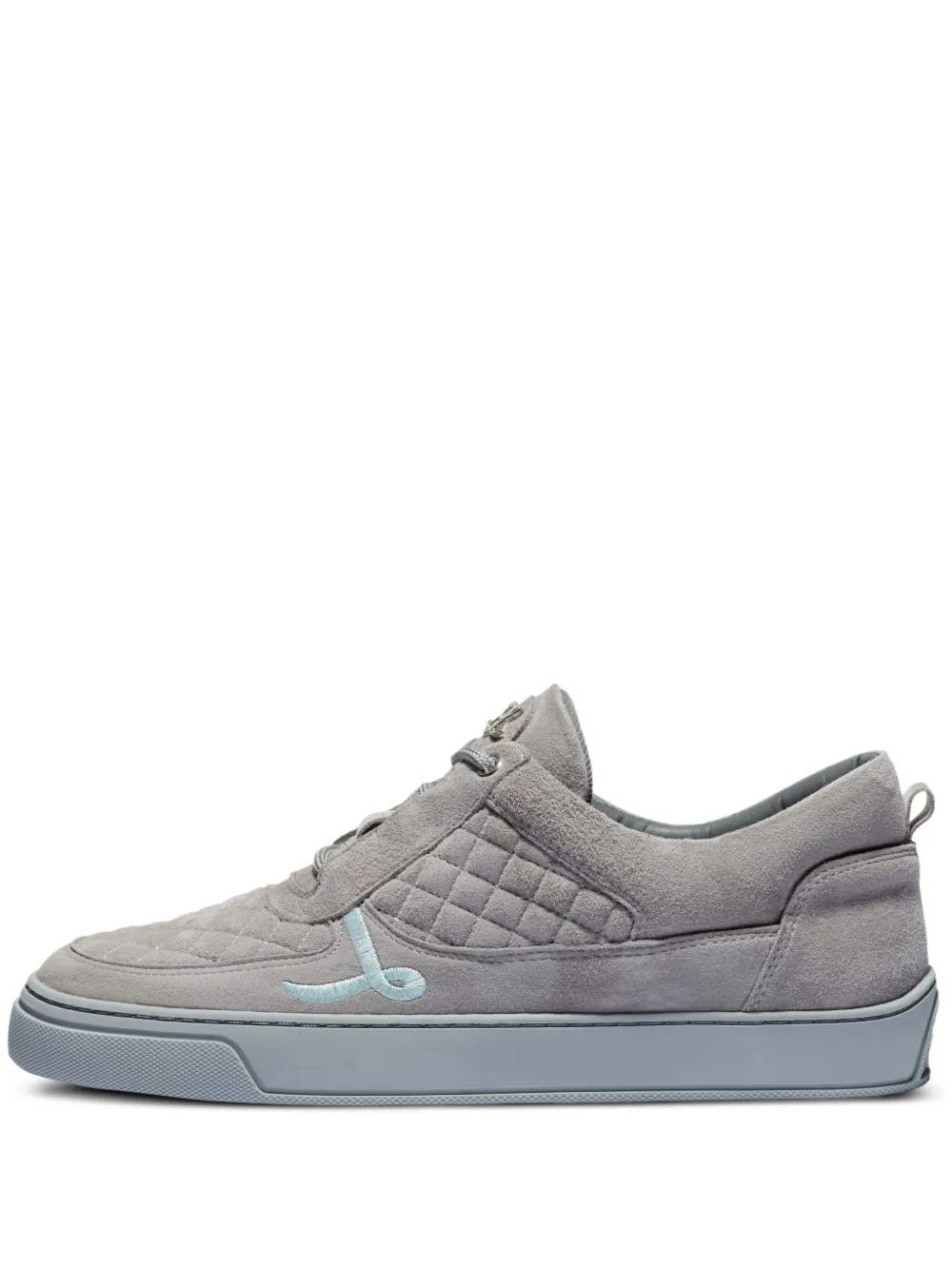 

Кроссовки Faisca с вышитым логотипом Leandro Lopes, серый