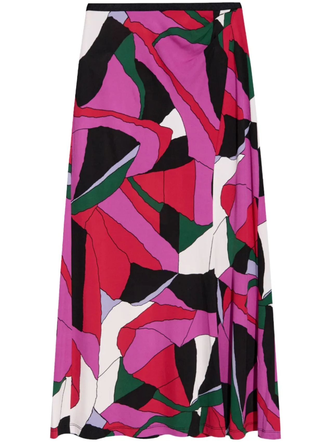 

Юбка миди Whitley DVF Diane von Furstenberg, розовый