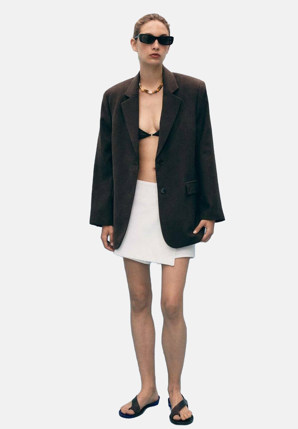

Юбка с запахом Shorts Mango, белый