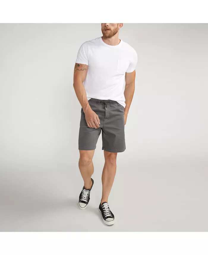 

Мужские классические шорты-чинос Essential Twill Pull-On Silver Jeans Co., серый