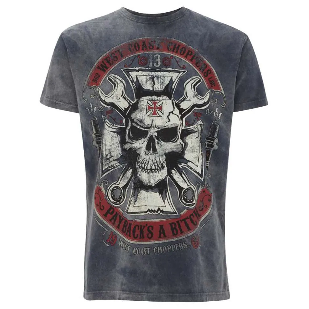 

Футболка с коротким рукавом West Coast Choppers Mechanic, серый