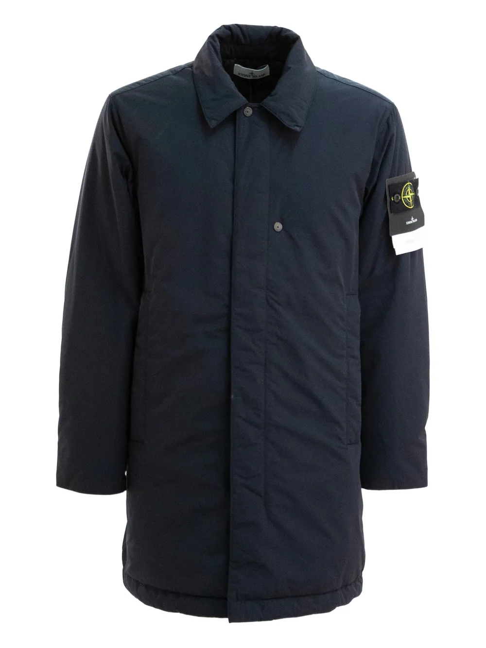 

Пальто Micro Twill Stone Island, синий