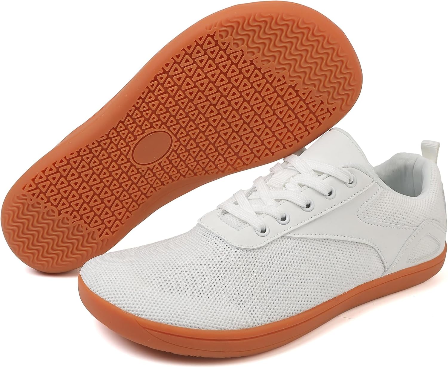 

Унисекс кроссовки Kubbon Barefoot с широкой колодкой, модные ходовые кроссовки, с нулевым перепадом, широкой носочной частью, минималистичные кроссовки для трейл-раннинга, тренажерного зала и ходьбы, белый