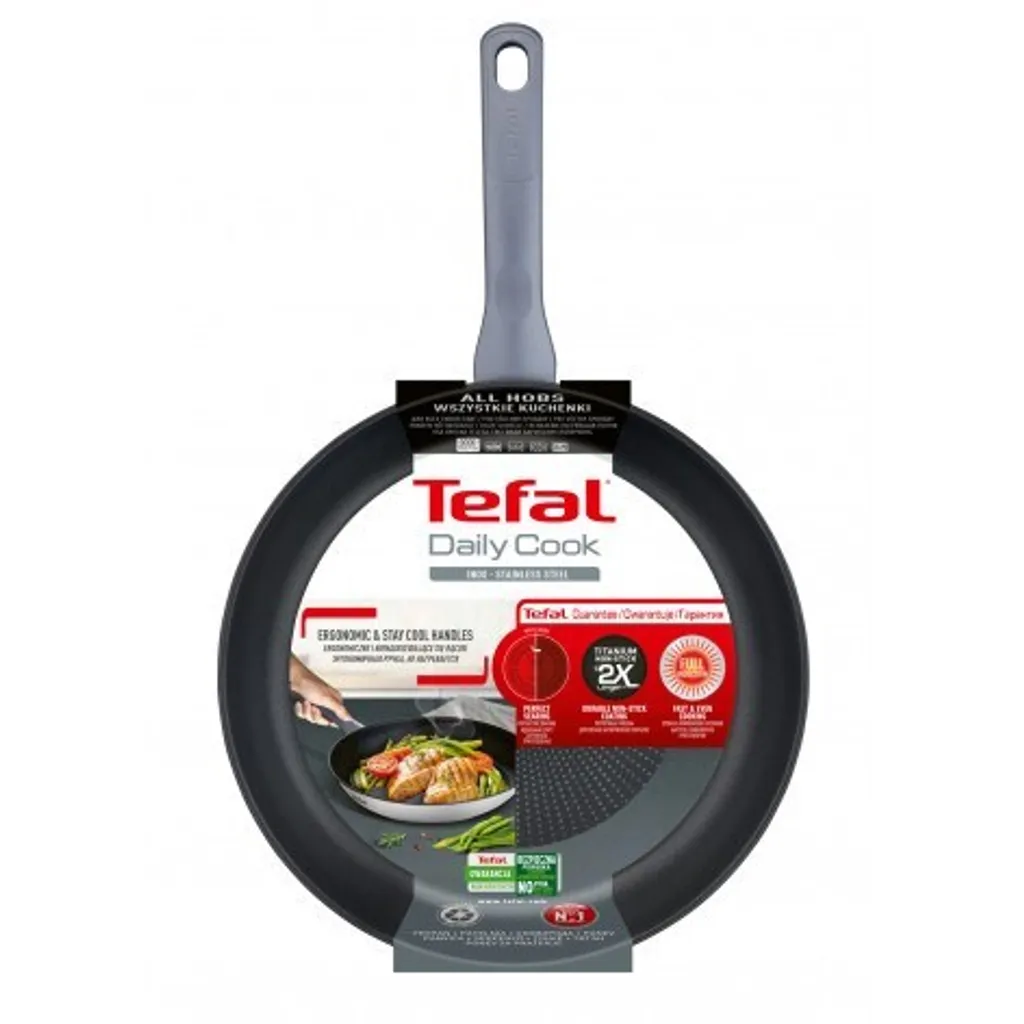 

Сковорода Tefal, серебряный